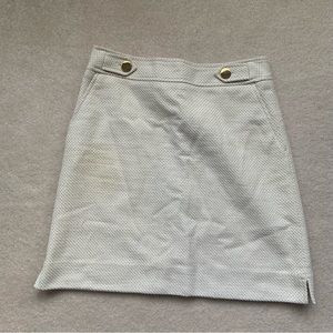 Ann Taylor White Skirt